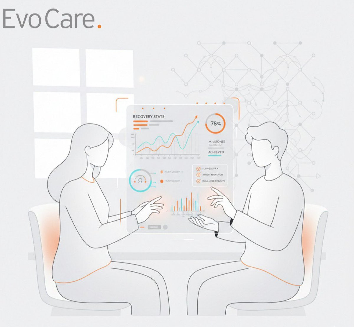𝗥𝗘𝗔𝗟 𝗜𝗡𝗡𝗢𝗩𝗔𝗧𝗜𝗢𝗡. 𝗥𝗘𝗔𝗟 𝗥𝗘𝗦𝗨𝗟𝗧𝗦.

EvoCare is not promising change, it’s already proving it.

Across Germany, therapists and patients are achieving measurable recovery through EvoCare’s clinically validated digital therapy system.
Each session recorded, each