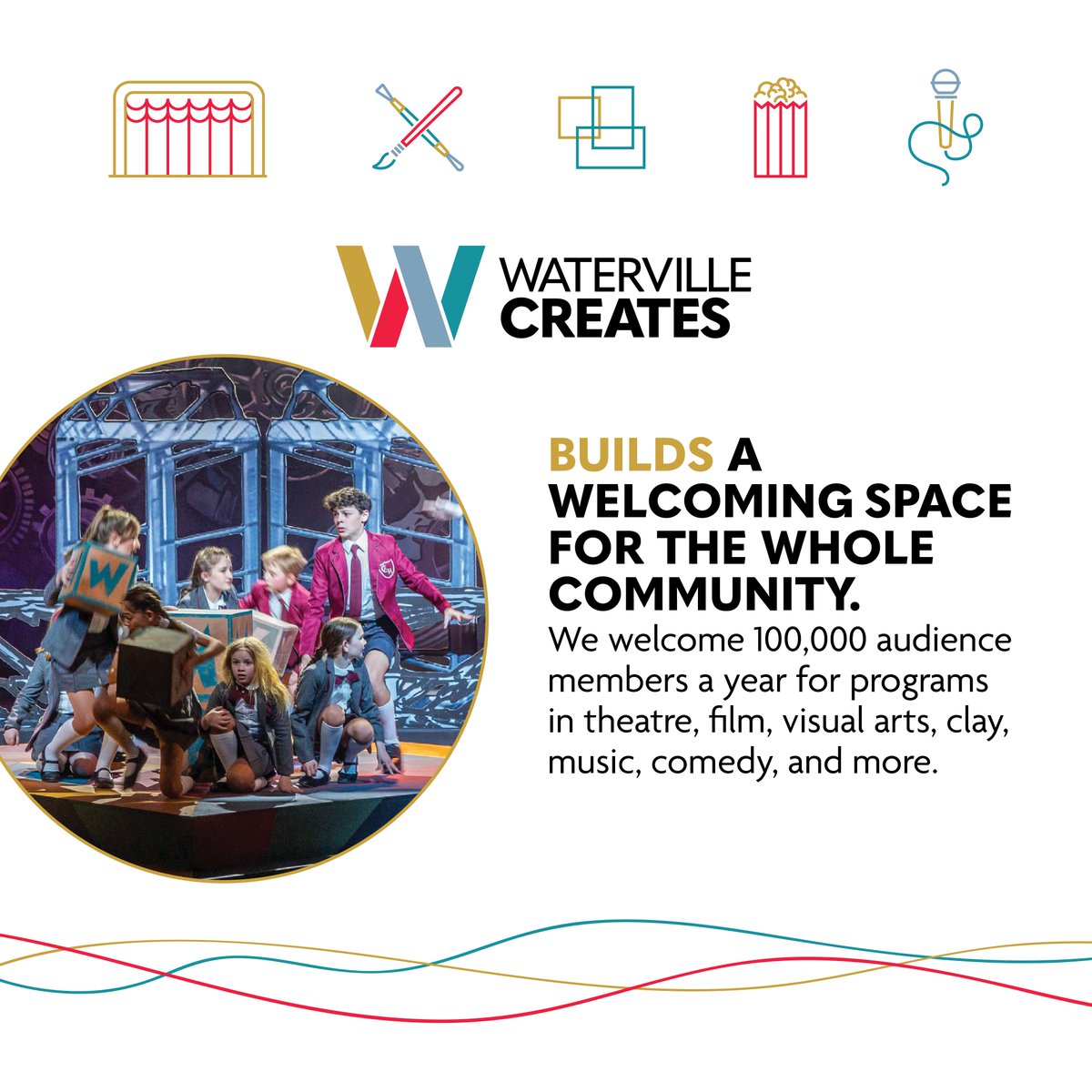 Let’s celebrate the arts, together.

Once 200 friends and neighbors make a gift, we’ll unlock a free, family-friendly community program as a thank-you!

🎨 watervillecreates.org/donate
#ArtsForAll #CreativeCommunity #SupportTheArts #GiveTogether