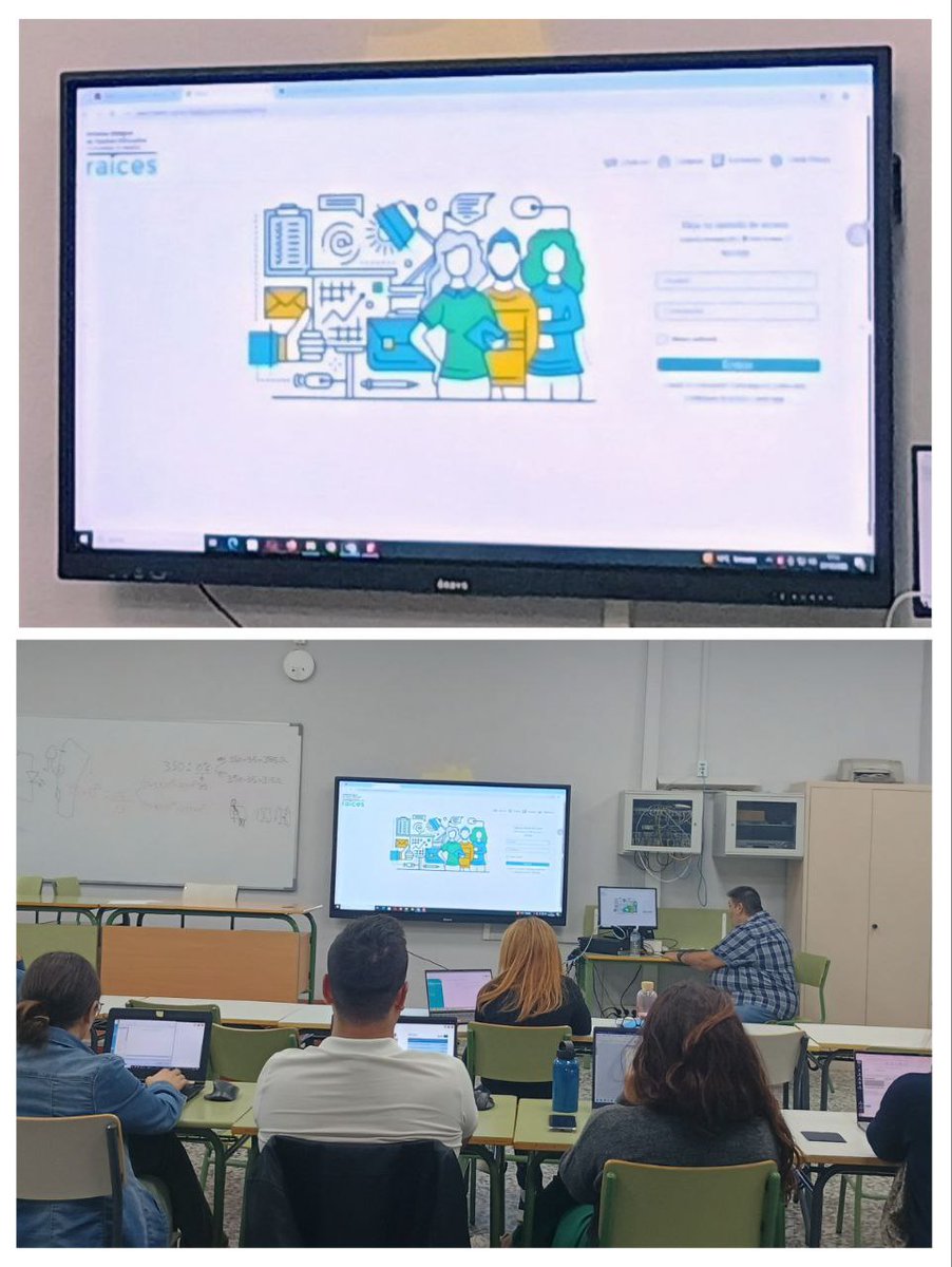 🔆 Semana de la Innovación y Formación en FP 

"Conociendo y trabajando con Raíces en FP" en el IES Barajas dentro de las III Jornadas de Innovación en FP
#ISMIE #IF_CMadrid <a href="/IES_Barajas/">IES Barajas</a>