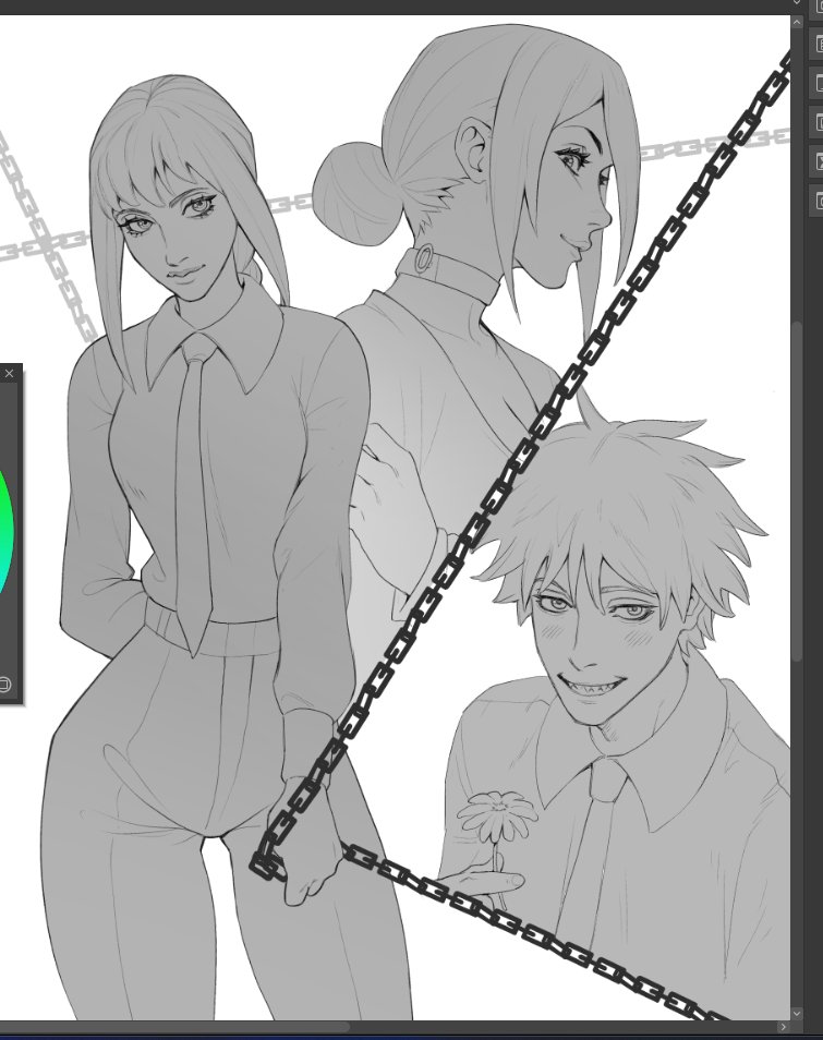 Here we go 🎨 #chainsawman