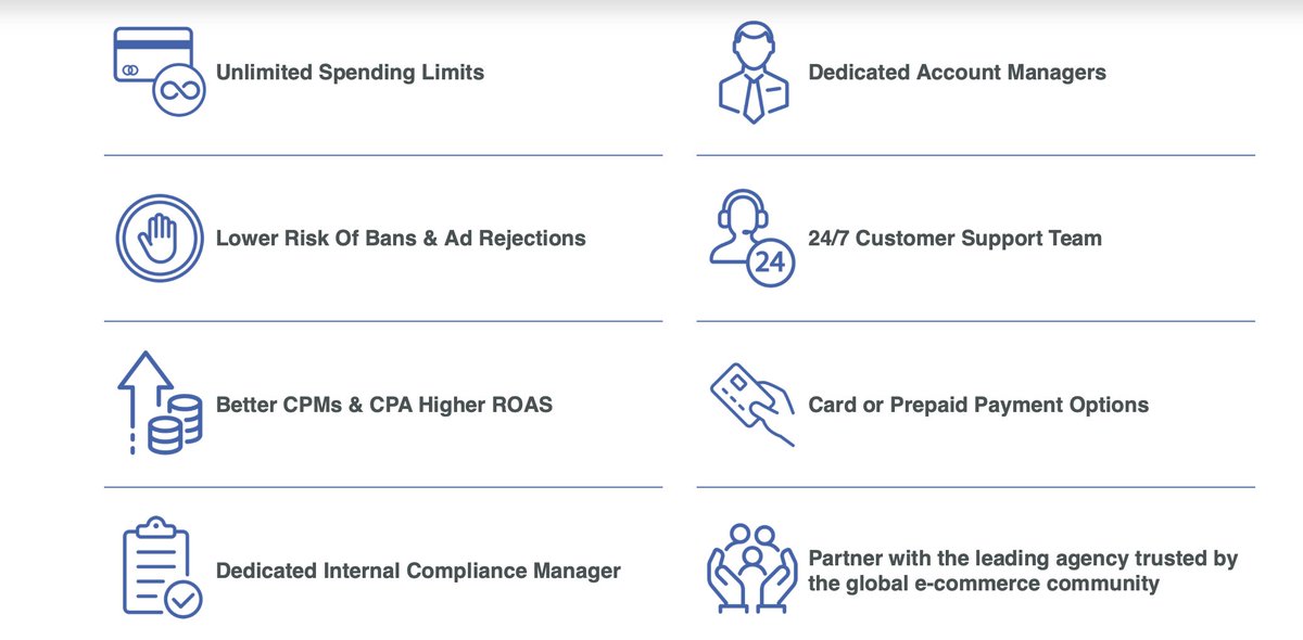 agencymalu's tweet image. Ready-to-use. Whitelisted. Premium.
Our Facebook Agency Ad Accounts let you scale safely and faster.
#MaluAgency #MetaAds #AdAccounts #DigitalMarketing