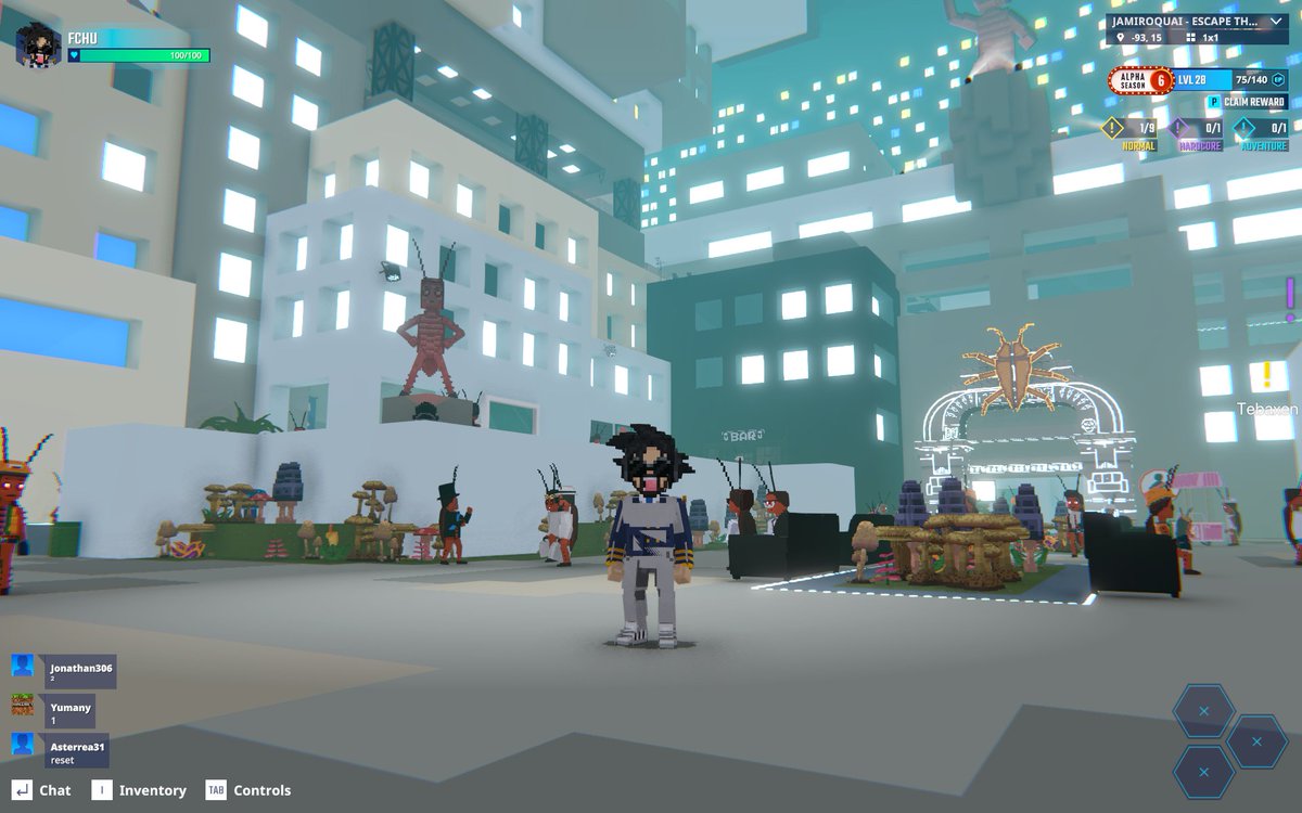 fchu1234's tweet photo. First time in the Plaza, kinda nervous @TheSandboxGame  https://t.co/4JvrgTYHI5 https://t.co/SOAlw6adFr