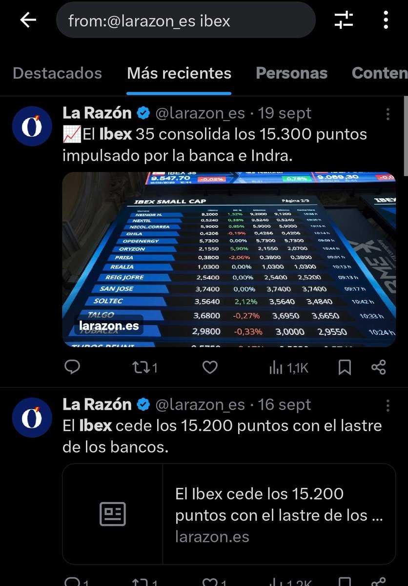 Para hablar del máximo histórico del IBEX35 no han encontrado aún el hueco.