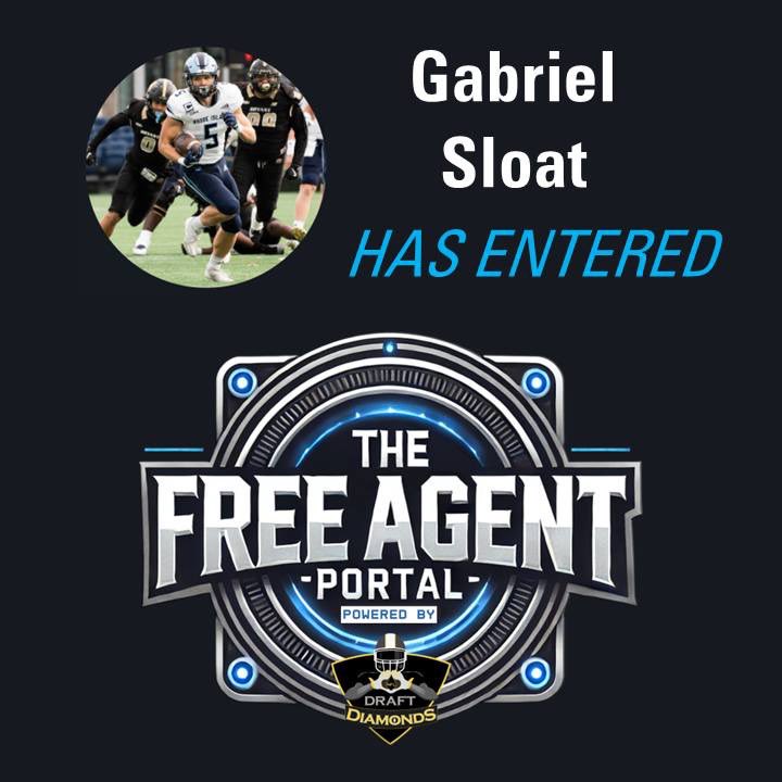 Gabriel Sloat has entered thefreeagentportal.com 
Now professional football teams (from 11 different leagues around the world) can search, evaluate, and contact him!  
#freeagency #elitefootball #professionalathletes #thefreeagentportal #freeagent #freeagents 
<a href="/DraftDiamonds/">Draft Diamonds ™️</a>