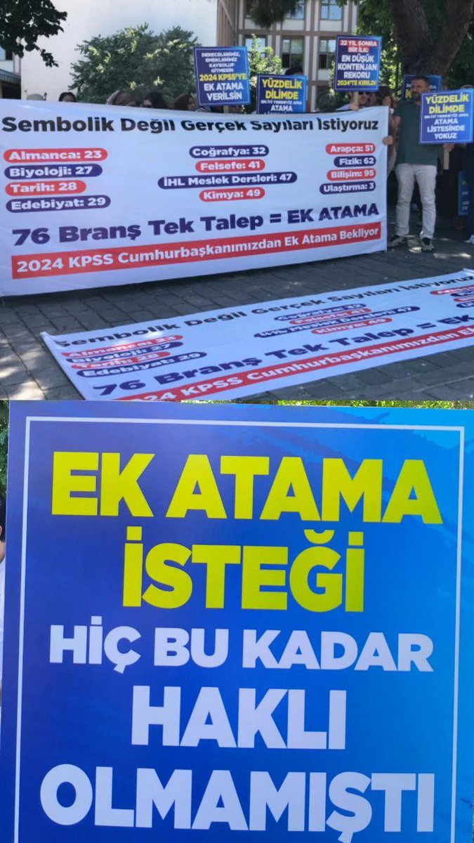 2024 KPSS Ek Atama müjdesi bekliyor.

#2024kpssekatama