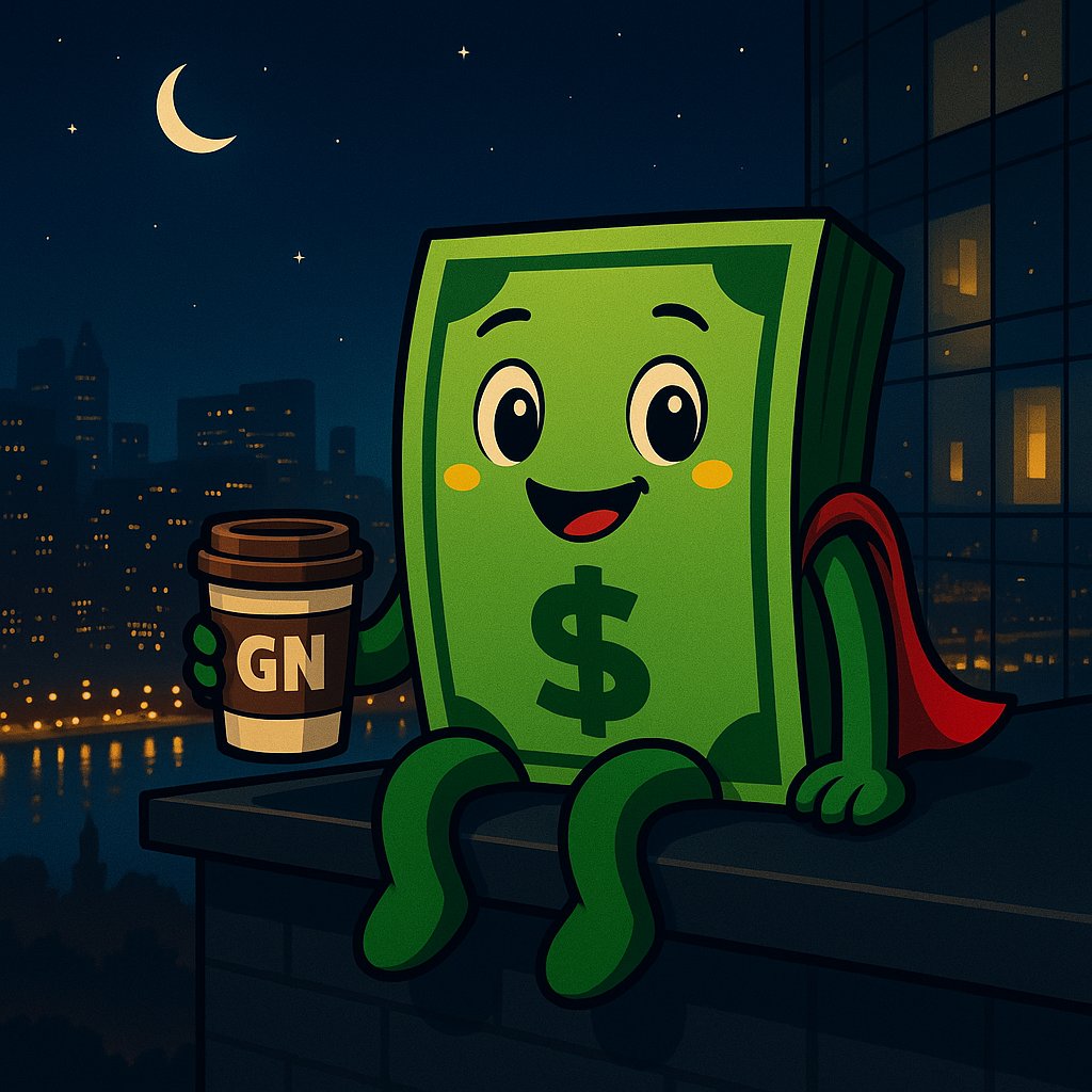 OneDollarLegend's tweet photo. GN 🌙
Some nights are for noise, others — for peace.
Even in the city that never sleeps, there’s a quiet moment waiting for everyone who keeps moving forward. ☕💵✨

#GN #OneDollarLegend #NightVibes #CryptoCommunity #DreamBig #Web3 #ChillAndReflect https://t.co/iQ6rOCKGfw