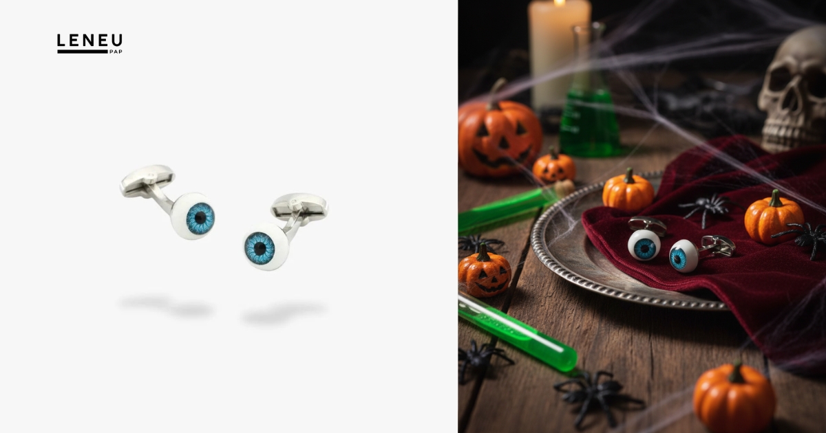 LeneuPap's tweet image. Un regard sur l’élégance.

Les boutons de manchette Œil bleu sont faits pour ceux qui aiment surprendre.

➡️ leneu-pap.com/products/bouto…

#halloween #stylehomme #leneupap