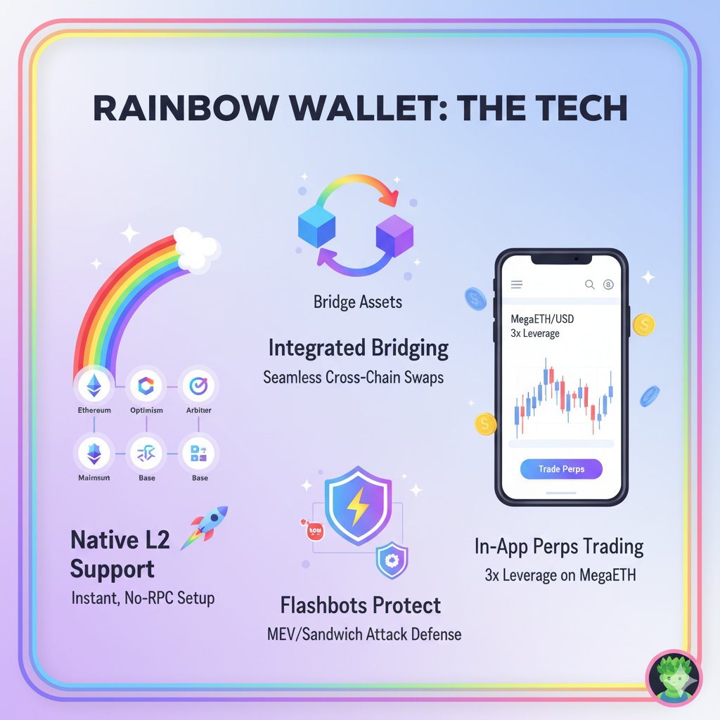 Speedwhale_'s tweet image. As an incredibly vibrant Ethereum wallet that has been killing it since 2019.

@rainbowdotme pre-market trading is coming next. 

With 3x leverage, you can trade futures on popular tokens like MegaETH directly within the app.

It supports Layer 2 and has smooth swaps and staking.…