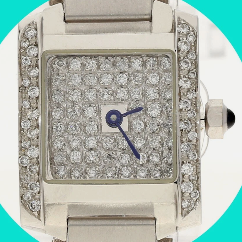 EmpirePawn's tweet image. Sparkling Brilliance in motion. 💎
This 18K white gold Diamond Dial Quartz Watch shines with 1.07 carats of natural diamonds — elegance, precision, and luxury!
#LuxuryWatch #DiamondWatch #SwissMade #WhiteGold #TimelessStyle #LuxuryTimepiece #FallFashion ebay.com/itm/2360691740…