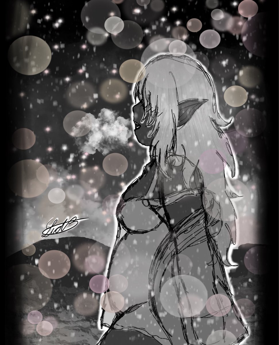 Dibujo random atmosférico en grises
Espero os guste
#procreate #art #ocart