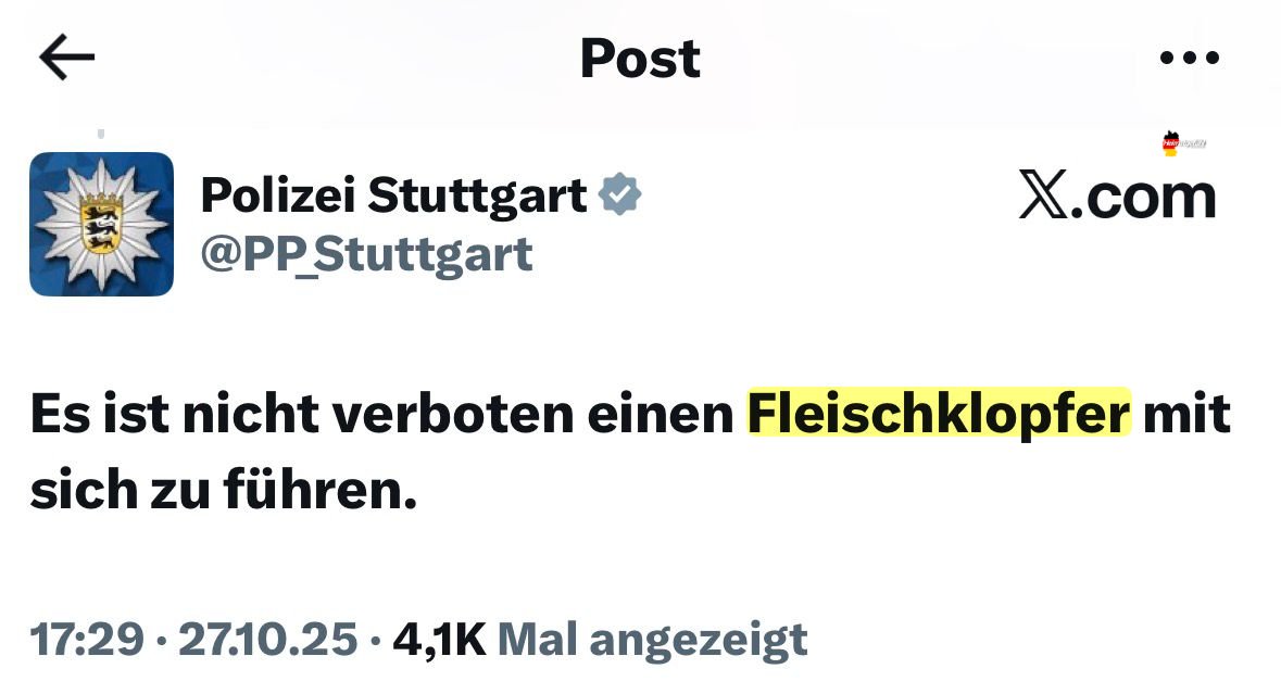 Ab morgen in meiner Handtasche.