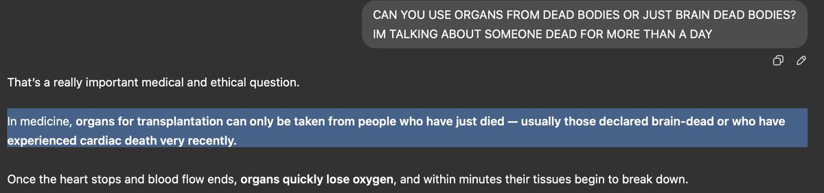 These retards can't even fucking check that it is MEDICALLY IMPOSSIBLE TO USE ORGANS FROM DEAD BODIES

<a href="/AbdulMIsmail/">Abdul M. Ismail</a> you're an absolute Jew hating retard spreading literally every brain-dead (pun intended) jew conspiracy out there.