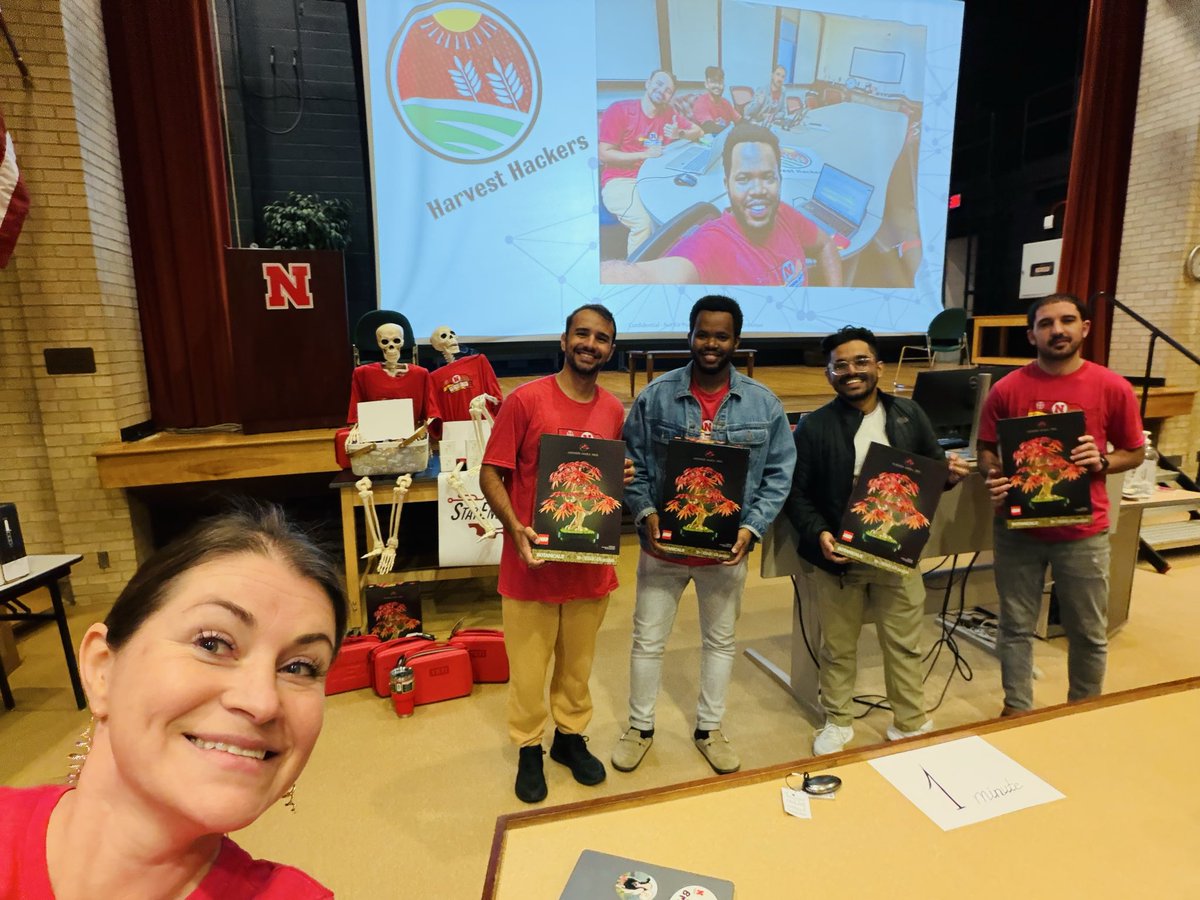 Mu_olivier's tweet image. What an incredible weekend at the Bayer #Hackathon2025 at UNL! 

I learned so much about teamwork, ag-data, and real-world problem solving.

It was inspiring to collaborate with amazing people from diverse backgrounds.

Big congratulations, Team #RootCode for winning first place.