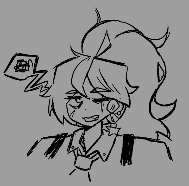 haven't drawn here in a while ... so, low quality sketch 
#ocart