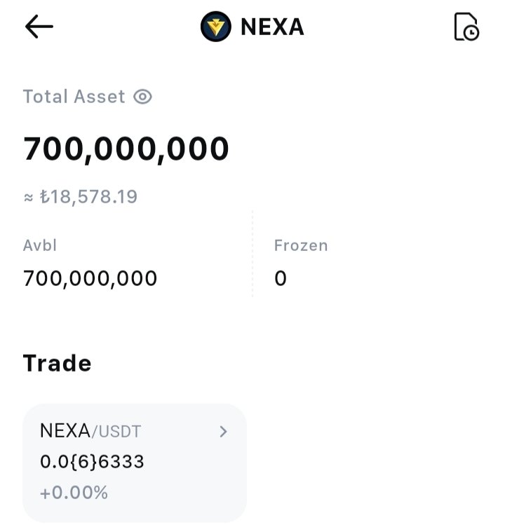 NexaArmyTurkey's tweet photo. Bugün 700,000,000 adet Nexa 18,578.19 Türk Lirası değerinde. 

#NexaMoney https://t.co/7Z4fXjE41I