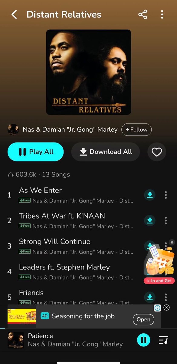 pogheneblorie's tweet photo. #Meditate #DistantRelatives #NAS #DamianMarley meditation time 🧘‍♂️ https://t.co/oQo3WzWa9d