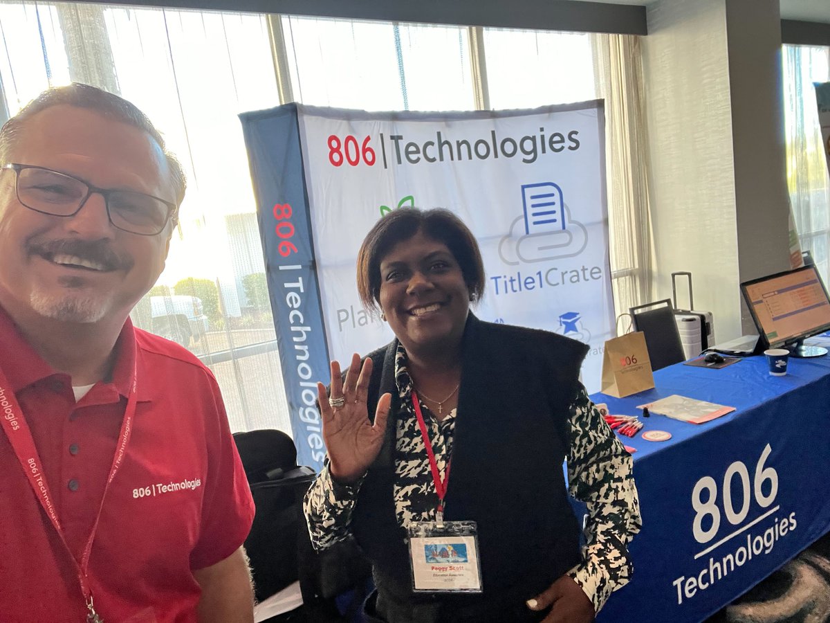 806Technologies's tweet image. 806 On The Move!
Huge thanks to the amazing educators we met last week in South Carolina &amp;amp; Texas!

This week, we’re hitting:
📍 CAASFEP
📍 LASAFAP
📍 OAASFEP

Come say hello &amp;amp; see how we’re helping districts simplify &amp;amp; succeed! 
#806OnTheMove #Title1Crate #Plan4Learning