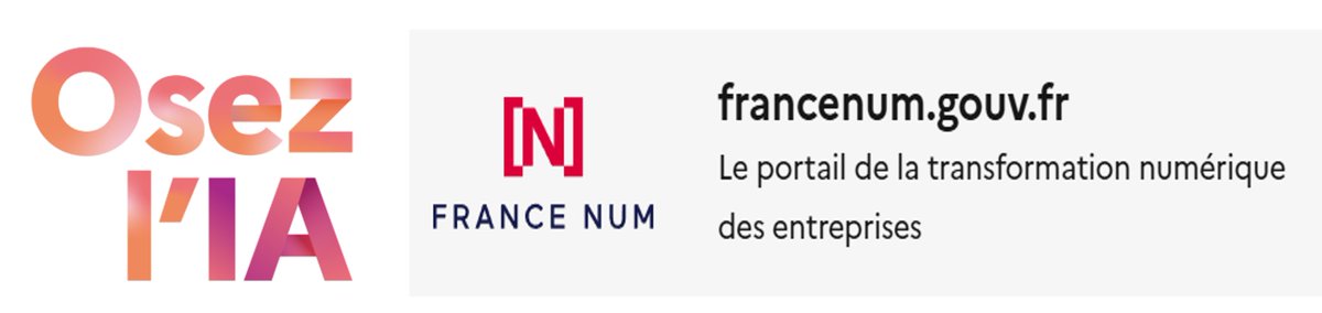 NiBenoit's tweet image. Content d'avoir été selectionné comme #AmbassadeurIA d'#OsezLIA (#FranceNum). Une étape qui valide mon implication dans l'écosystème IA au service des #medias et des #ICC.
Une reconnaissance pour porter les valeurs 🇫🇷 et 🇪🇺de l'#IA, son expertise, sa créativité, sa responsabilité
