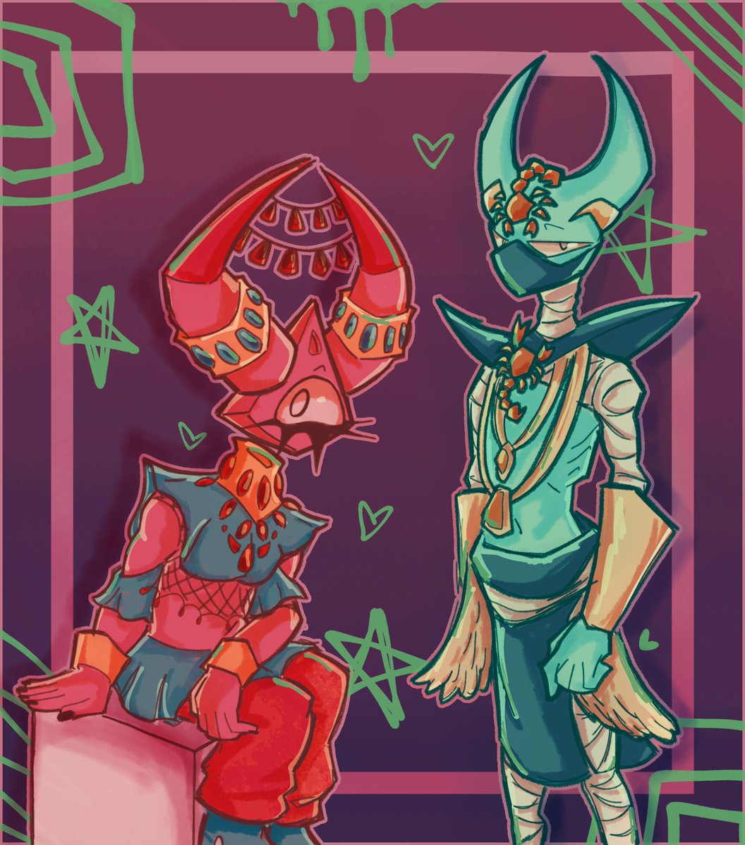 my fav couple aww 💖🎸💚🥁
#oc #ocart #artmoots #halloween
