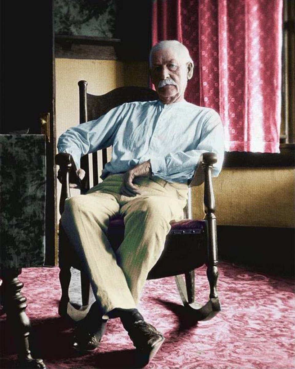 75yr old WYATT EARP at home in 1923