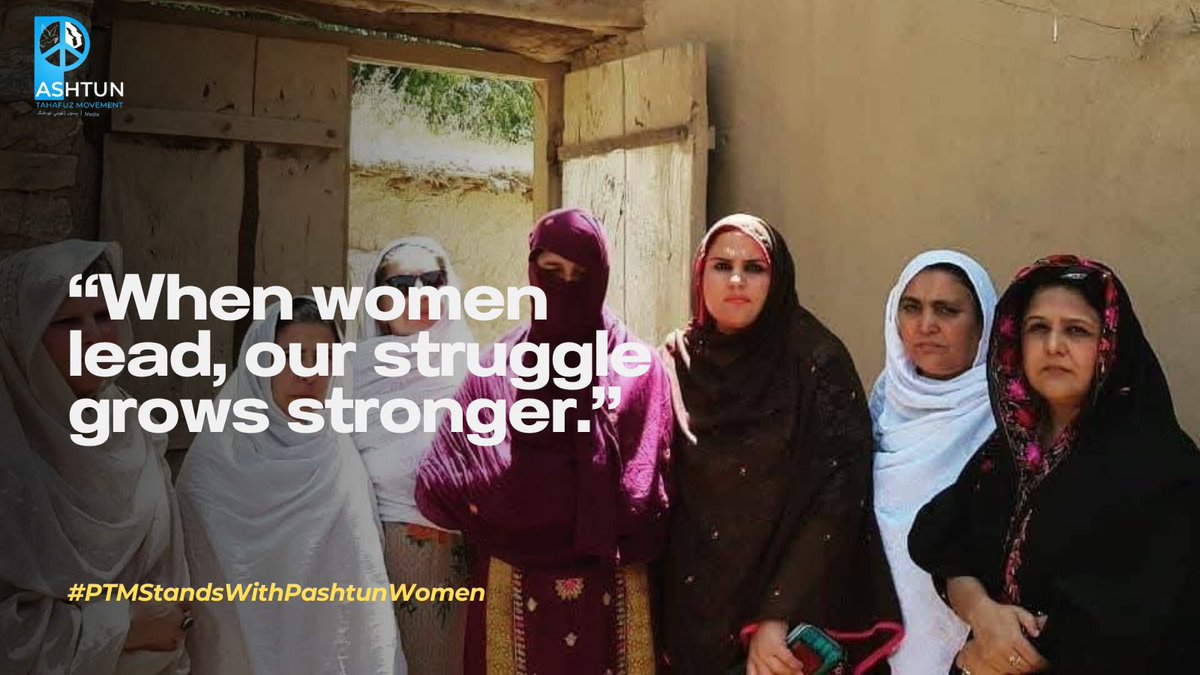 AdnanWxr's tweet image. Today, PTM recommits to being a movement where women&apos;s voices are amplified, their roles are central, and their equality is non-negotiable. #PTMStandsWithPashtunWomen