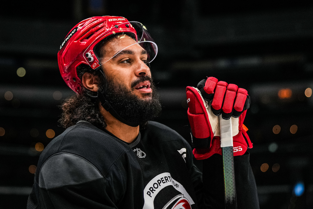 Jalen Chatfield on the banged-up #Canes being 6-2:
"It shows what kind of team we have... We have guys that stepped up, guys we called up, guys playing more minutes.  We've got a couple of good wins, and still have a lot to learn, but overall, it was a pretty good trip."