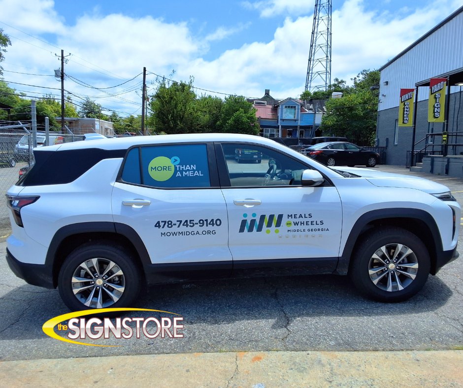 signstoremacon's tweet image. We’re proud to help Meals on Wheels of Middle Georgia hit the road with new vinyl decals designed and installed by us.
Strong message. Clean design. More than a meal.
signstoremacon.com | 1-800-316-9530
#VinylGraphics #MealsOnWheels #SignStoreMacon