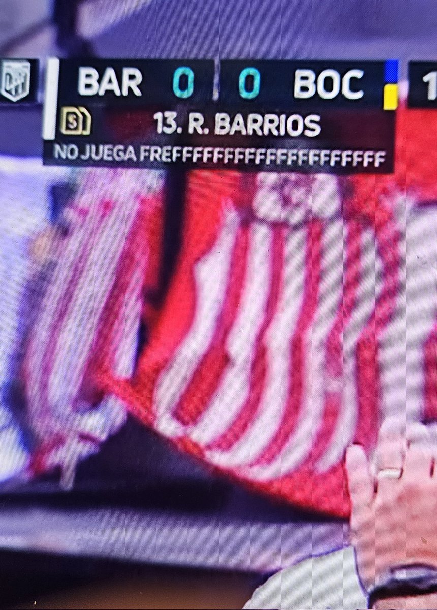 13. R. BARRIOS

NO JUEGA FREFFFFFFFFFFFFFFFF