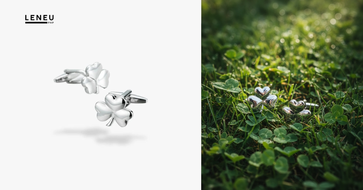 LeneuPap's tweet image. Élégance et chance au poignet.
Les boutons de manchette Trèfle argenté : votre porte-bonheur du week-end.

➡️ leneu-pap.com/products/bouto…

#modehomme #porteBonheur #leneupap