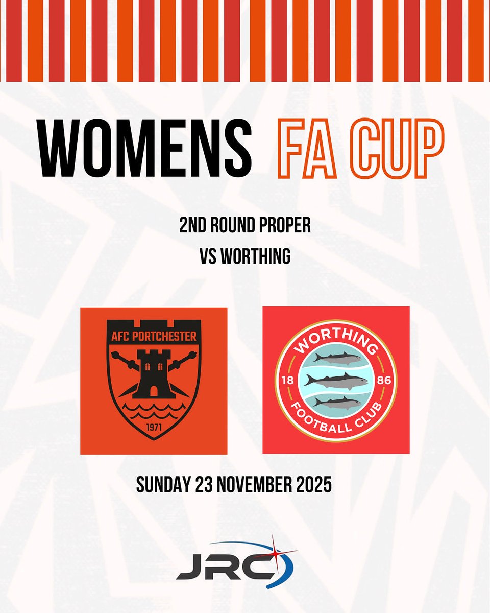 portchyladies's tweet photo. FA CUP DRAW 🔸

We’ll face Worthing at home in the 2nd Round Proper!

📍 OnSite Group Stadium
🗓 Sunday 23 November 2025

More details coming soon… https://t.co/GCXbjQme71