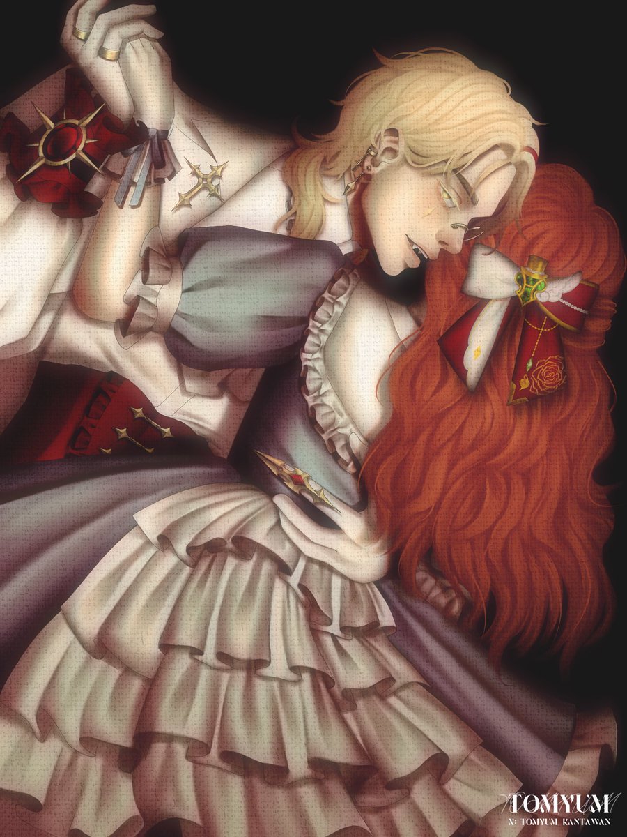 🩸. . V A M P I R E   &amp;   A L I C E . .🩸
[ Photo &amp; Canvas Ver.]

#MadHatter_Moment #MadHatter_Art