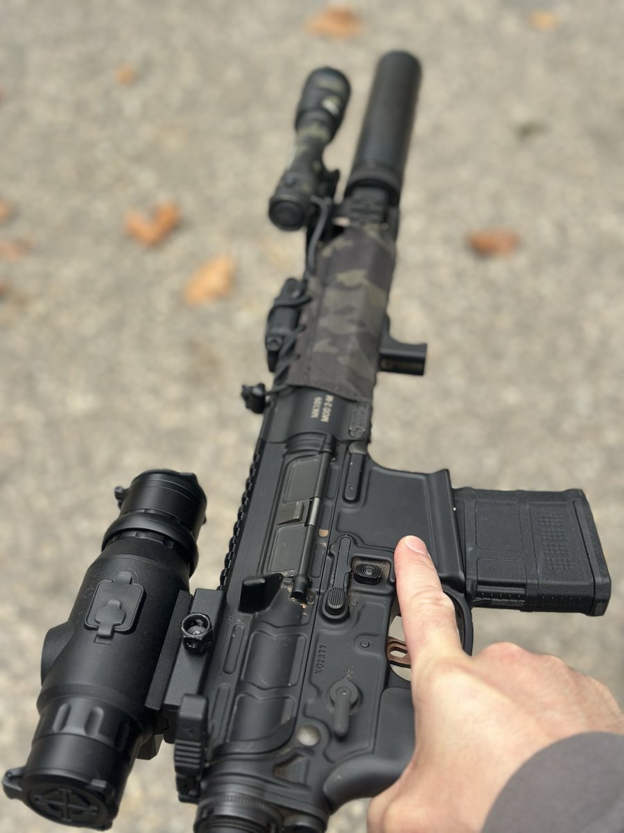 DRFTraining's tweet image. Been awhile since Ive hunted with 300blk…think its time to change that now that I have the @sightmark Mini Wraith Thermal on it #blackdirtdiaries #300blackout #sightmark #thermal
