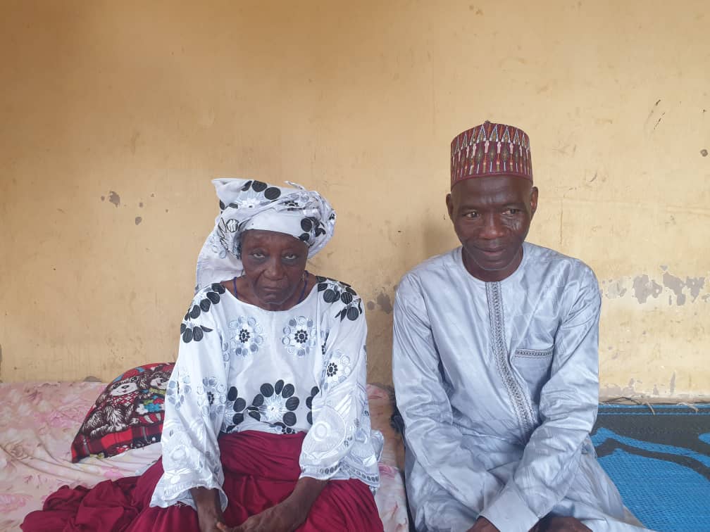 Hajja Dikko Madaki and my humble self!