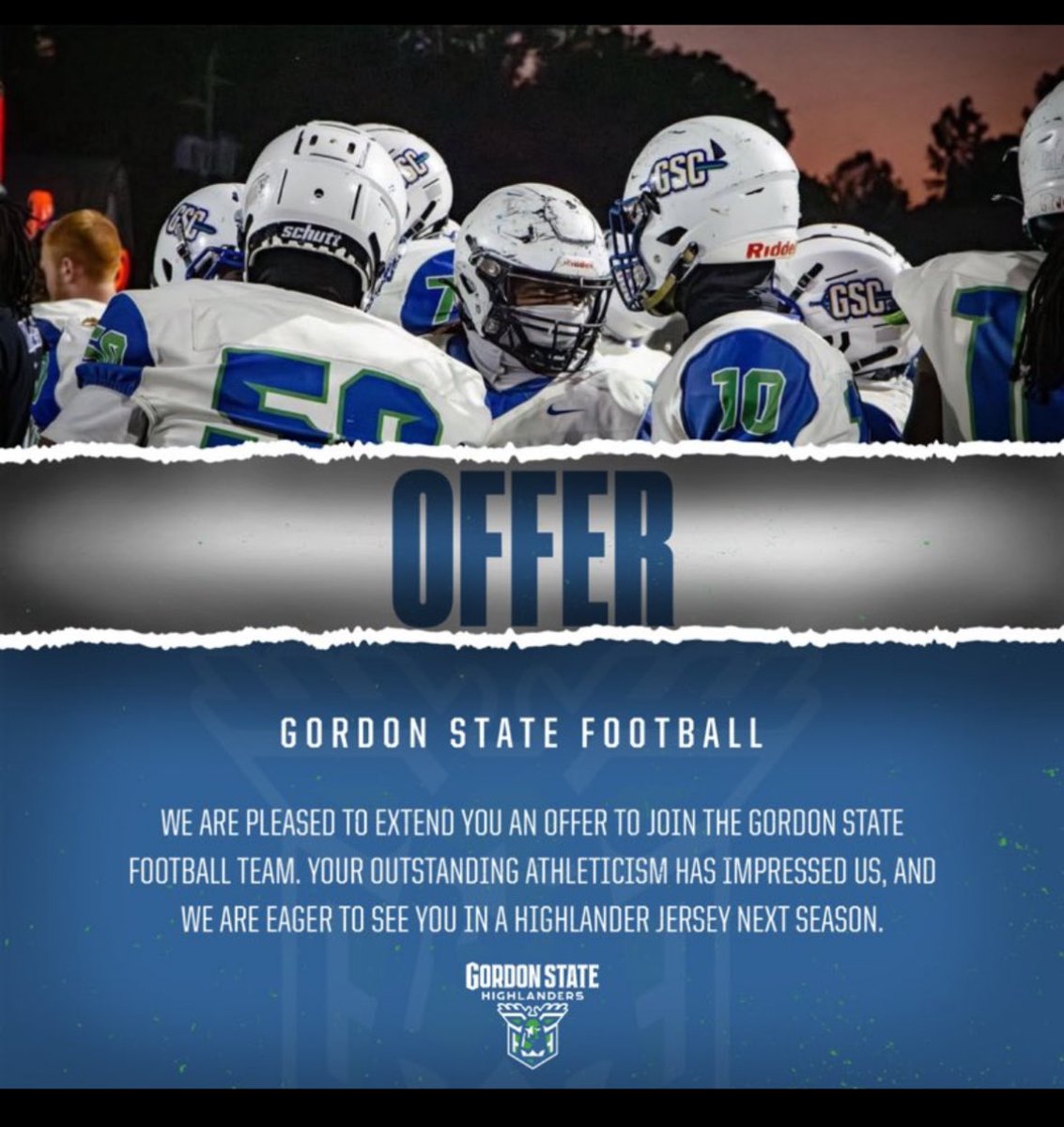 After a good conversation with <a href="/JoMaurie75451/">Jo’Maurie Hester</a>, I am blessed to receive my 20th offer from  <a href="/Gscfootball1/">Gordon State College Football</a> <a href="/coachmicahjd/">Coach Micah J. Davis</a> <a href="/1NEStep_SP/">Dorian Jones 1SSP</a> <a href="/CoachGalatis/">Coach Nick Galatis</a> <a href="/HornetFB_1MOORE/">BMC Football</a>