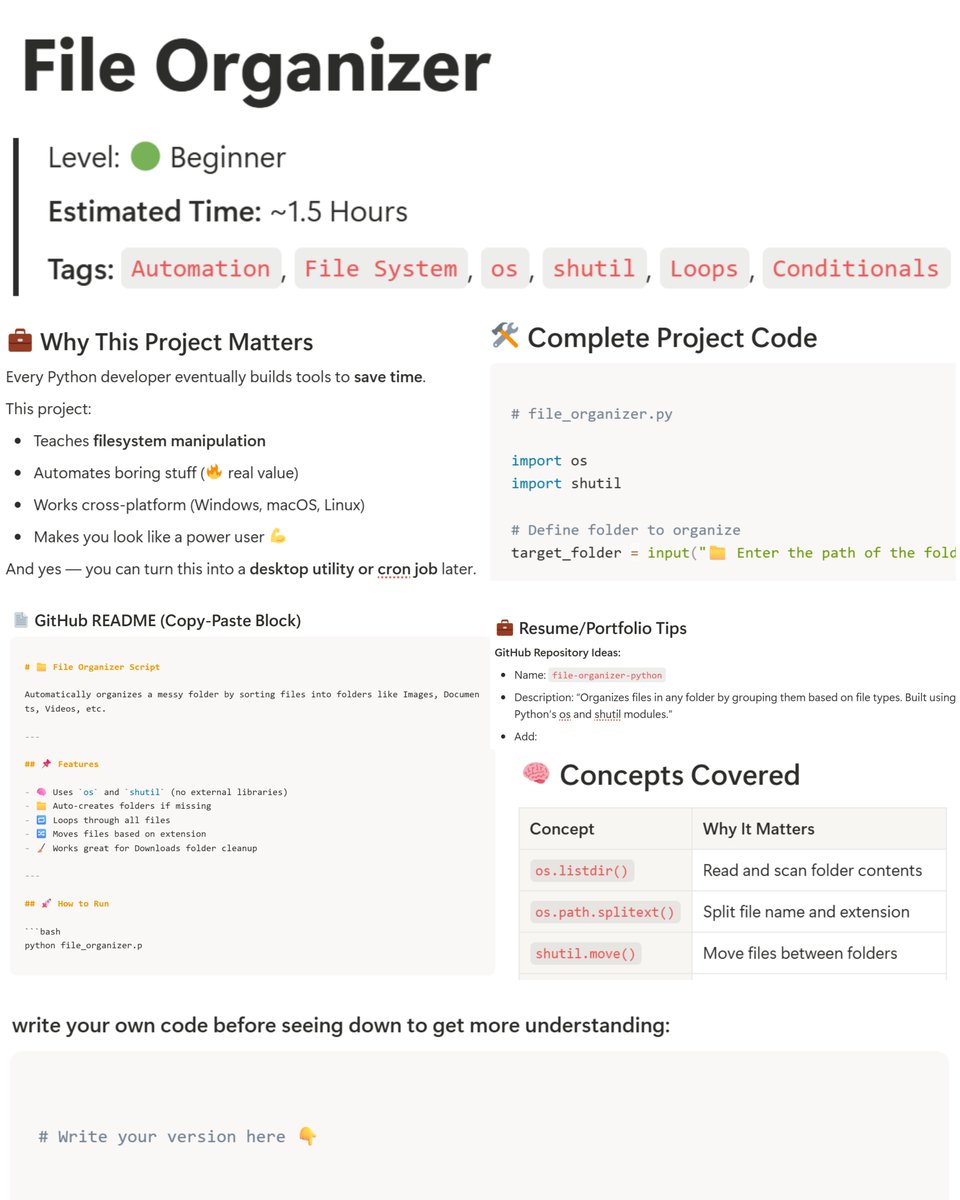 yourclouddude's tweet image. Recruiters don’t hire Python learners — they hire builders. Python Project Vault gives you 25 projects to prove it.