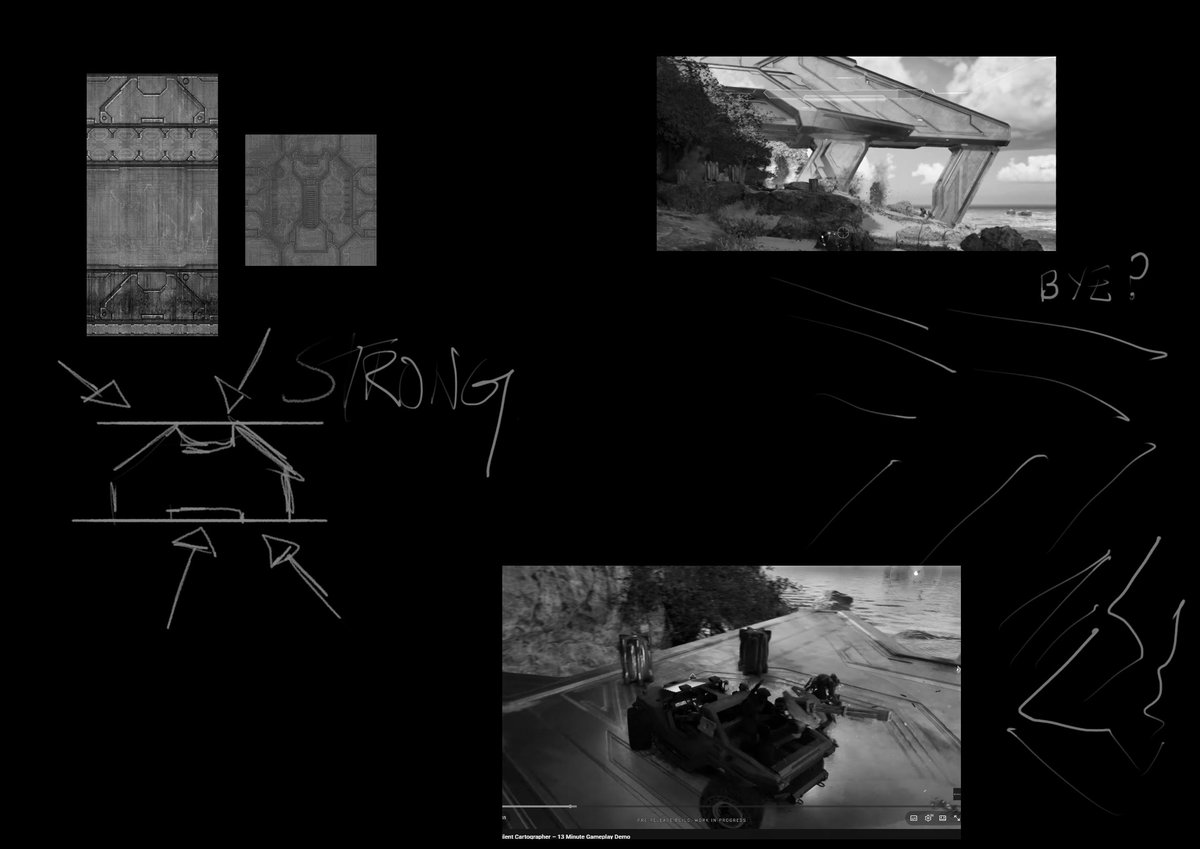 I figured out what i dont like about the remake's architecture, it looks like it doesnt wanna be there, every line trying to go somewhere else, were the OG was just blocky puzzle pieces interlocking in place!