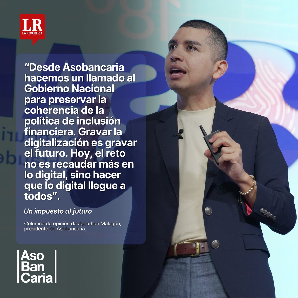 💳🌐 Un impuesto al futuro: gravar lo digital es gravar el progreso.

👉 Lee la columna completa en <a href="/larepublica_co/">Diario La República</a>:
larepublica.co/analisis/jonat…
La propuesta de equiparar la retención del 1,5% entre pagos electrónicos y tarjetas es un error.
Gravar los medios digitales desincentiva