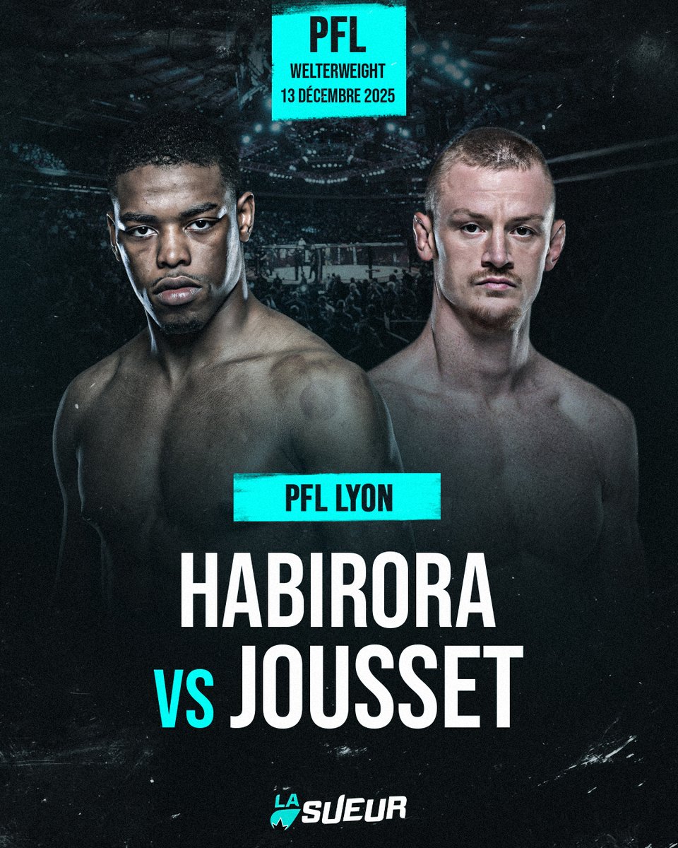🚨 BANGER !! 🤯

Patrick Habirora (7-0) 🇧🇪 affrontera Kevin Jousset (10-4) 🇫🇷 au #PFLLyon le 13 décembre ! 

Nous sommes en mesure de confirmer cette information. (first rep. YT/The AB Show)