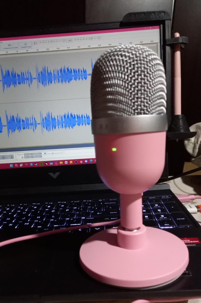 Llegó!! AHORA SI!! Empecé grabando mis videos con celular en 2023 en mi canal de YouTube, luego con un micro usado, luego con uno chino y ahora con un Micrófono decente! 

Lo importante fue empezar, ya luego el esfuerzo proveería los materiales!! 👌