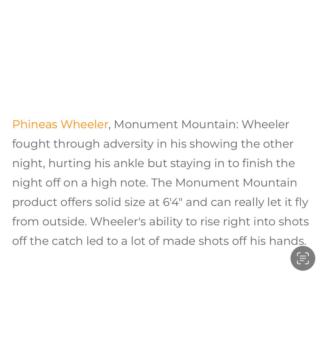 connor_hanavan's tweet image. Great write up for PE 6”4 Finn Wheeler at the NERR Open Gym! Finn is a true ‘27 who’s looking to have a big impact this winter. Gymrat with high academics &amp;amp; character!Keep pushing! 

@pick_enroll @DylanThayer0 @kfa1214