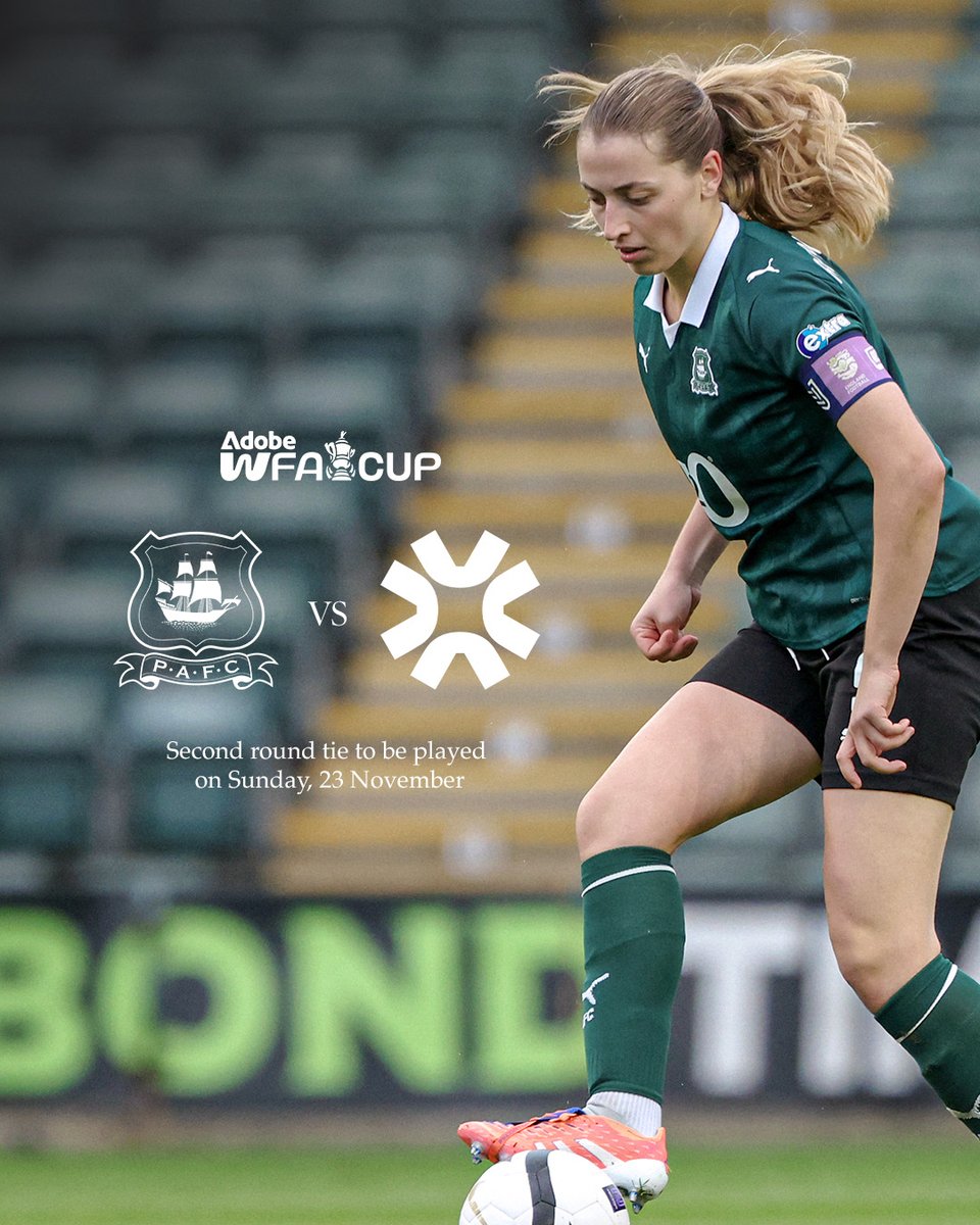 ArgyleWFC's tweet image. Another home tie in the @AdobeWFACup! 🏆
We will host Gwalia United in the second round of the competition.
#pafc