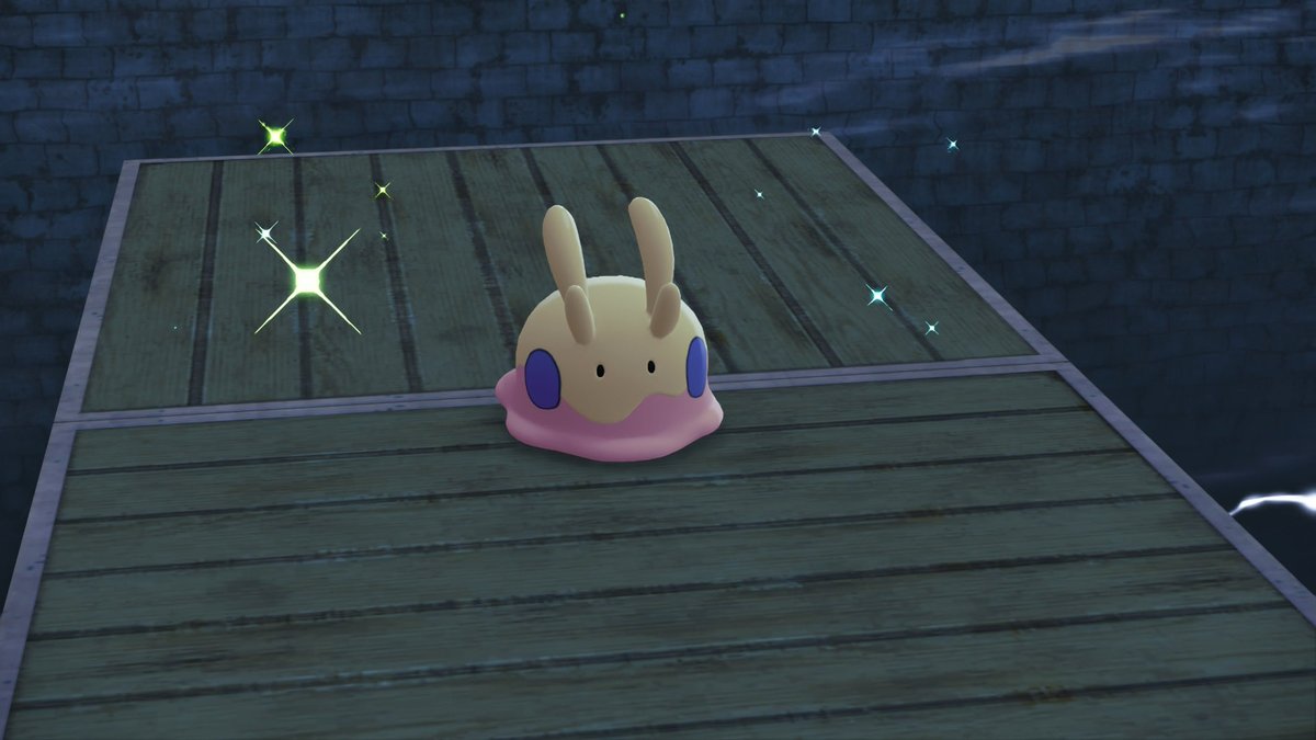 Shiny Goomy in Z-A after ~6 hours of hunting. 

Did the majority of this hunt at Restaurant Le Nah but I caved and ended up using the sewers 😅