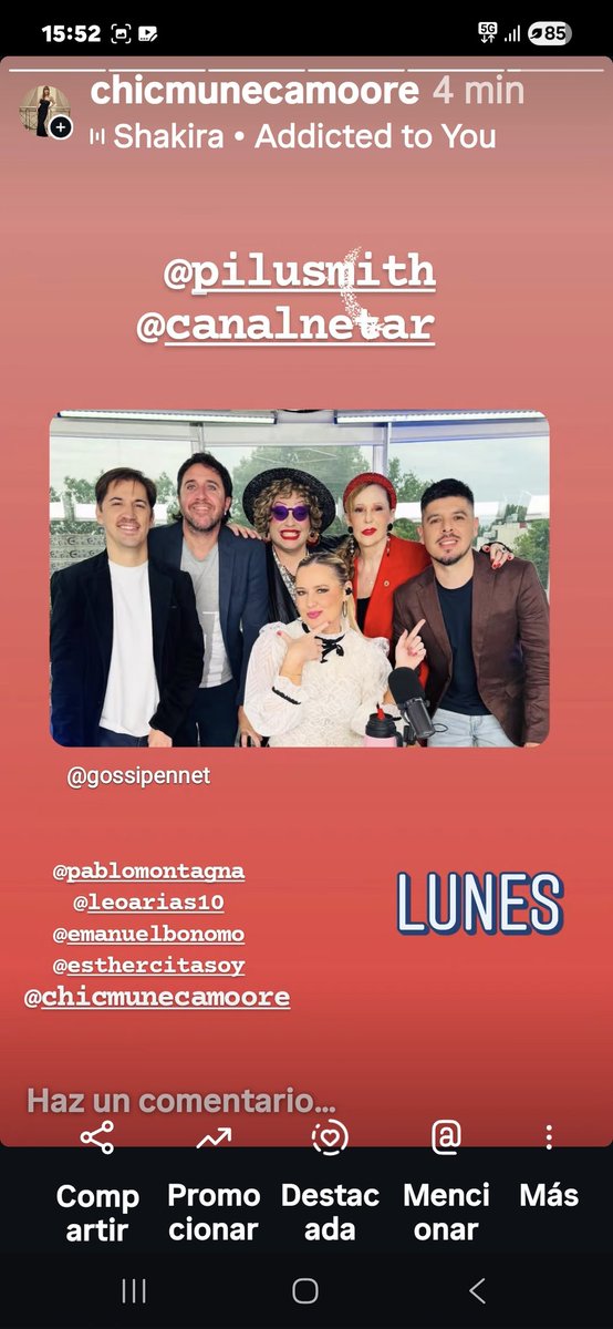 Lunes <a href="/GOSSIPenNet/">Gossip</a>  <a href="/Pilarsmith/">Pilar Smith</a>
Lo dimos todo 
Programon .
Siempre Vibrando Alto .