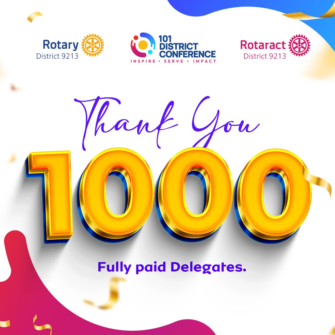 Breaking news: 1000 legends already secured their spots for #DISCON101! 
Your seat is waving at you before it’s taken by someone else’s cousin’s Rotarian friend! 😅

#4DaysLeft before Early Bird says bye-bye 🕊️
👉 Hurry and register: bit.ly/discon101

#RotaryEyamba