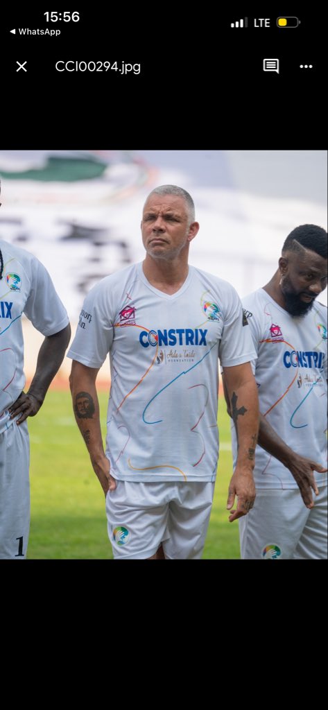 Constrix's tweet photo. An incredible moment for us at @constrix_nig, sponsoring the African Legends Team against the Barcelona Legends at the Abuja International Stadium. As official partners with the Attom Foundation, we are proud to keep empowering communities and celebrating greatness. https://t.co/uWbwcCLed6