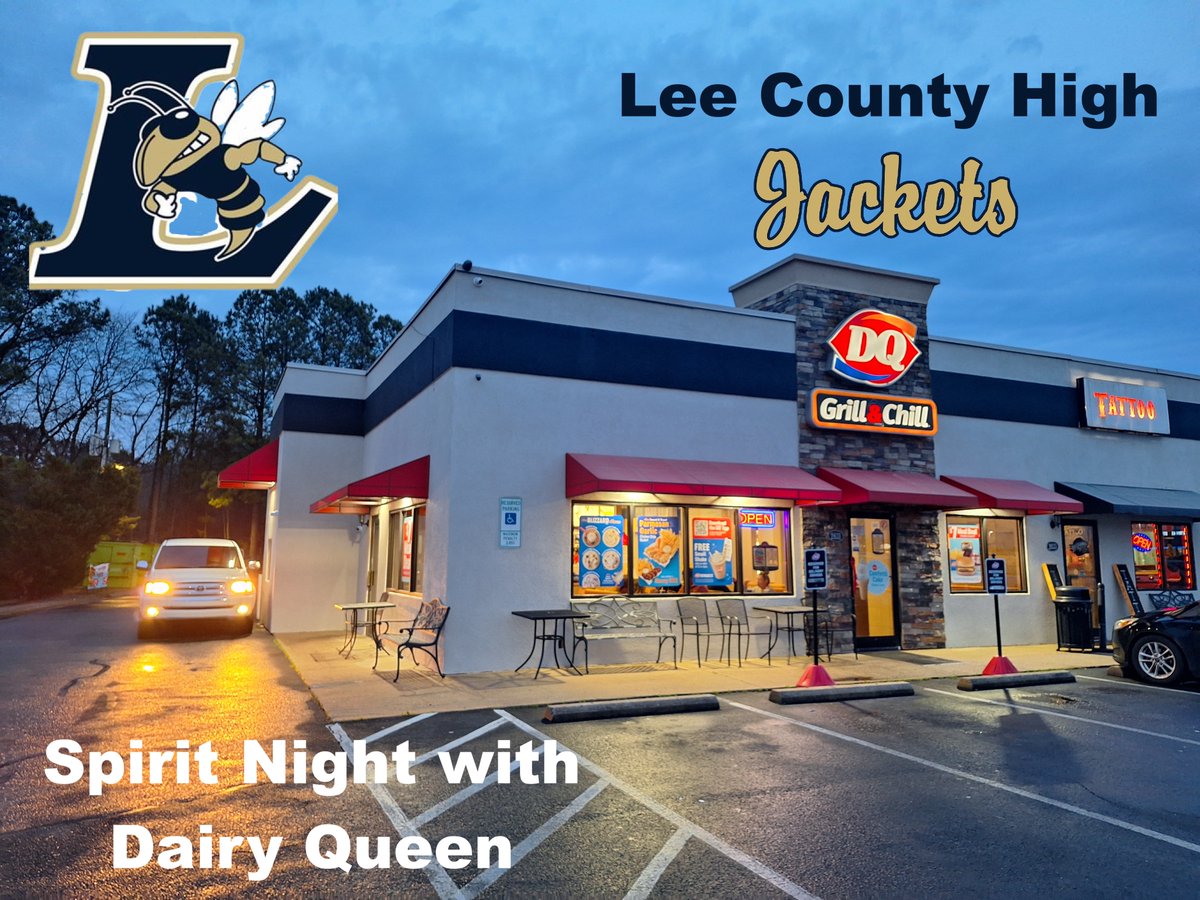 If you're in Sanford make sure you stop by on Thursday Night for Spirit Night at the S Horner Blvd DQ!  We'll be hosting the Lee County High HOSA Club, and we'll be donating a portion of all sales to the Club!  Stop by to support your local students!

#SanfordNC  #LoveMyDQ