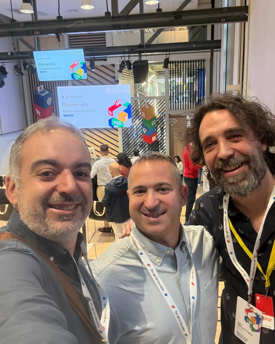 <a href="/GoogleForEdu/">Google for Education</a> Nos formamos junto a líderes para impulsar la #Innovación:

🔝 <a href="/miguelujeda/">Miguel Ujeda Gálvez</a>, director de Innovación de <a href="/ColegioMirasur/">Mirasur School</a> y líder de <a href="/GEGSpain/">GEG Spain</a>

🔝 Raúl Martínez, coordinador <a href="/GEGSpain/">GEG Spain</a> y profesor de inglés en <a href="/cpilosenlaces/">CPIFP Los Enlaces</a>.

#eccaedu #GoogleForEdu