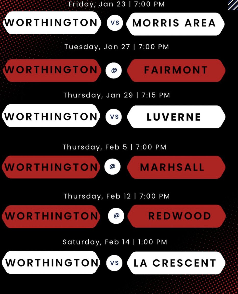 ClassAHockeyGuy's tweet photo. BHS Hockey Class A Schedule Release
@TBoyshockey releases their schedule, and Worthington will be a younger team. They play their normal Big South Conference Schedule, which includes numerous 3A Opponents, and the Trojans will look to have a strong year down in SW Minnesota.