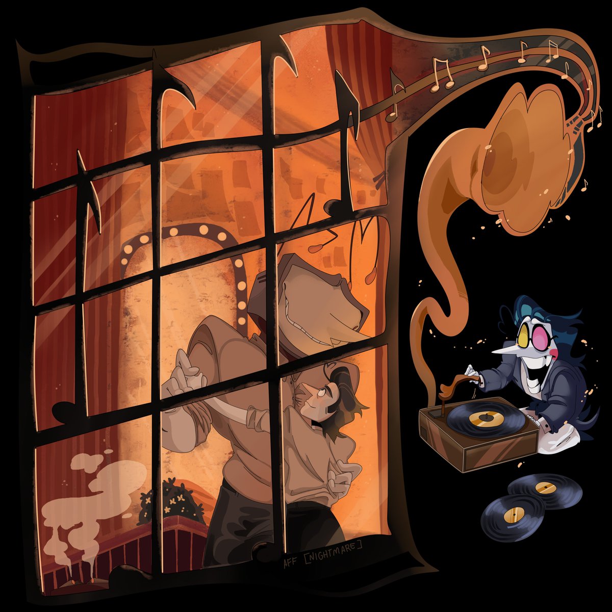 aff_nightmare's tweet image. tell me songs that make you feel things!

#spamtennatober #tenna #spamton #spamtenna #DELTARUNE