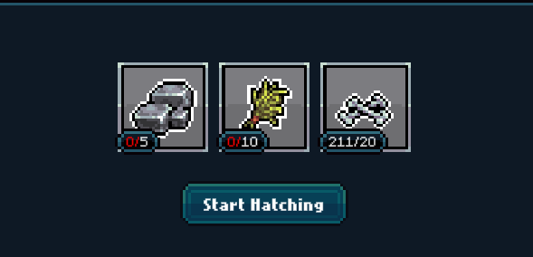 MrSupportPrime's tweet photo. @playgigaverse I put "start hatching" and it consumed my resources but nothing happened. Could it be that an error occurred? https://t.co/Ir64SyqG8Q